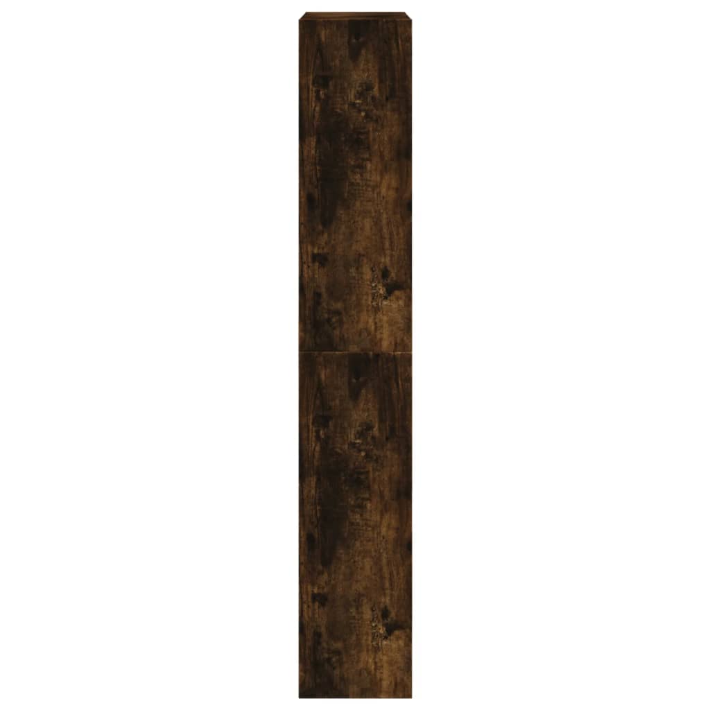 vidaXL Sapateira 60x21x125,5 cm derivados de madeira carvalho fumado