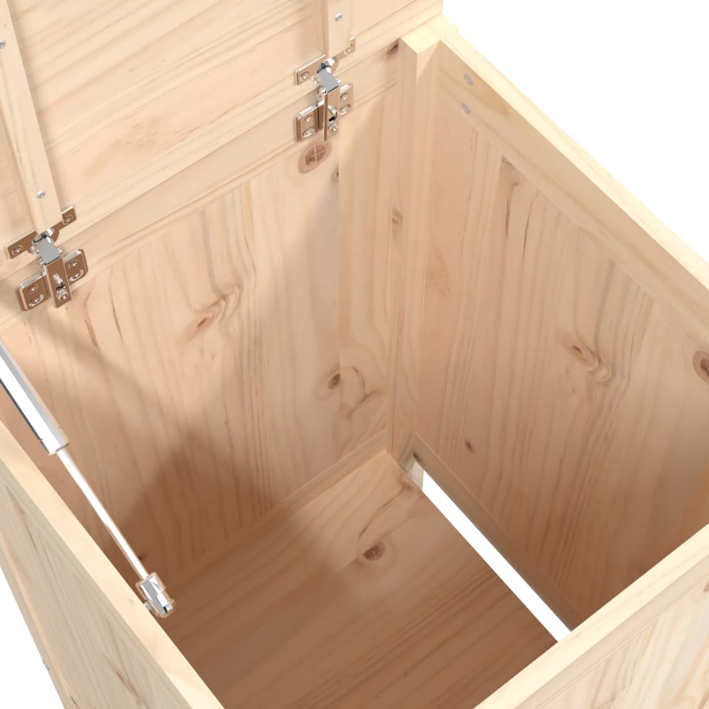 vidaXL Caixa para roupa 44x44x76 cm madeira de pinho maciça