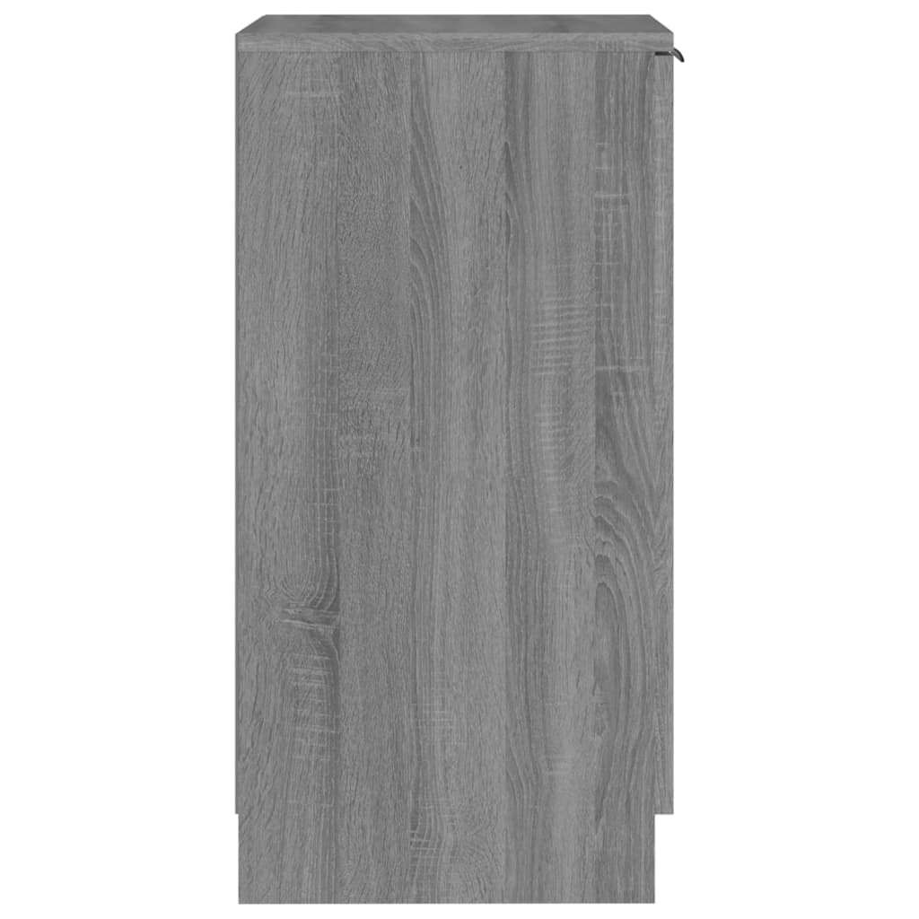 vidaXL Sapateira 30x35x70 cm derivados de madeira sonoma cinza