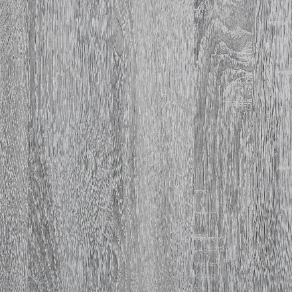 vidaXL Sapateira 60x34x96,5 cm derivados de madeira cinzento sonoma