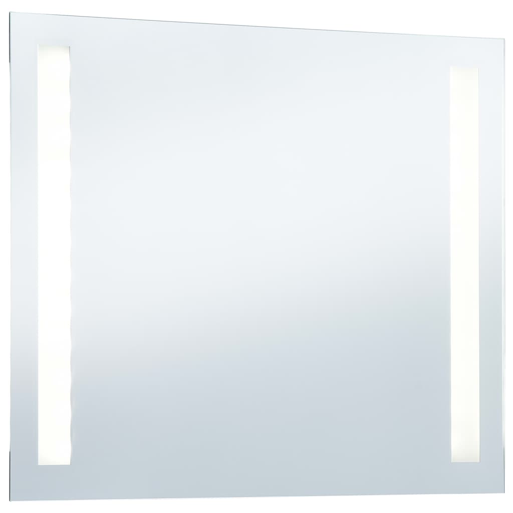 vidaXL Espelho de parede LED para casa de banho 80x60 cm