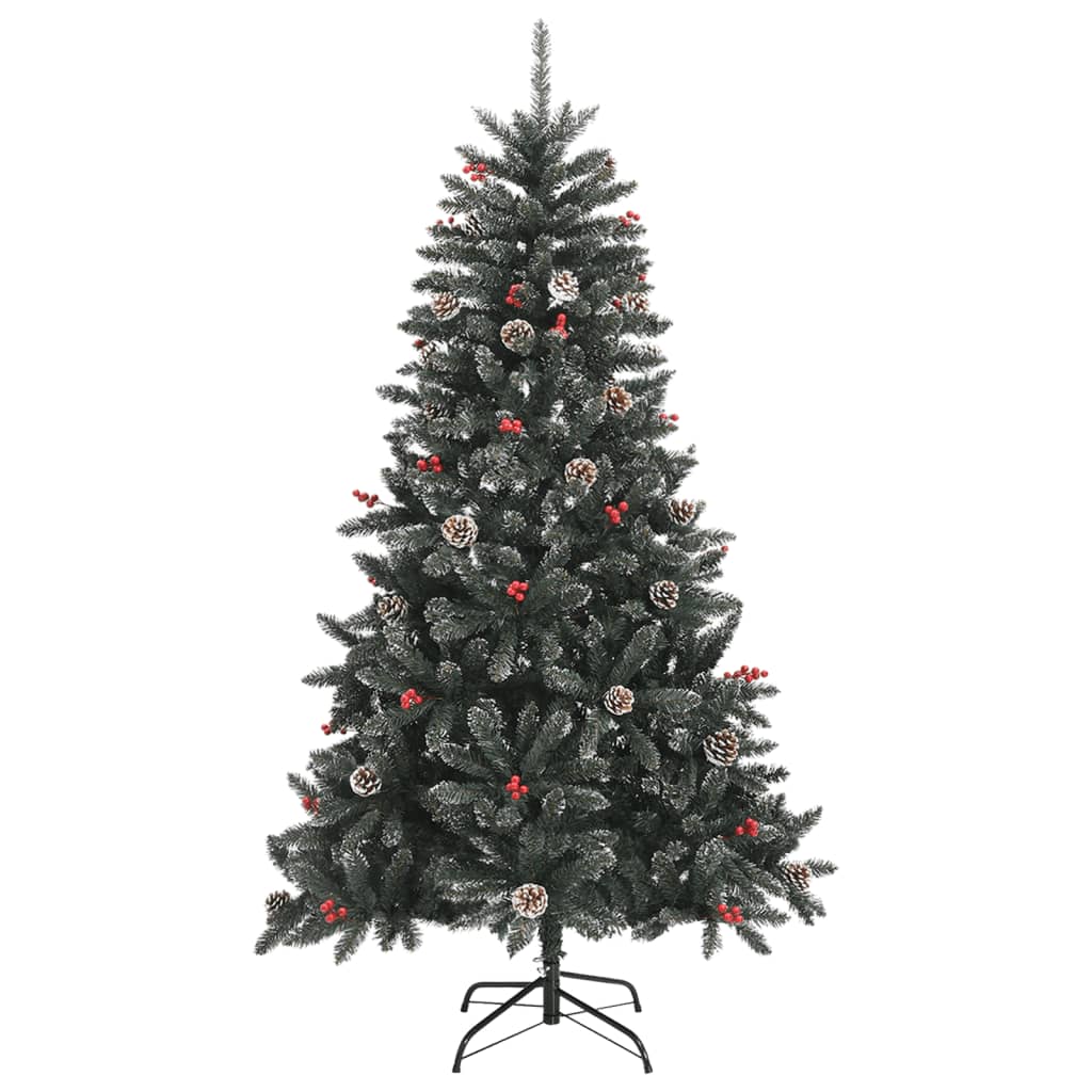 vidaXL Árvore de Natal artificial com suporte 150 cm PVC verde