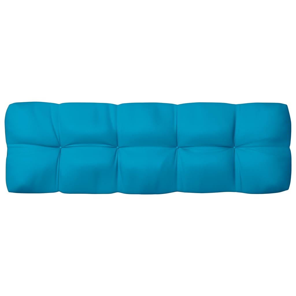 vidaXL Almofadões para sofás de paletes 7 pcs azul