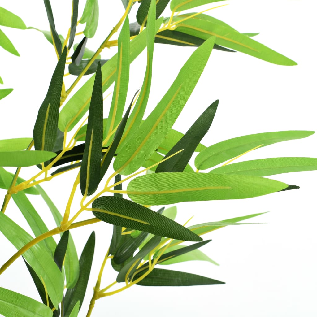 vidaXL Planta de bambu artificial com vaso 175 cm verde