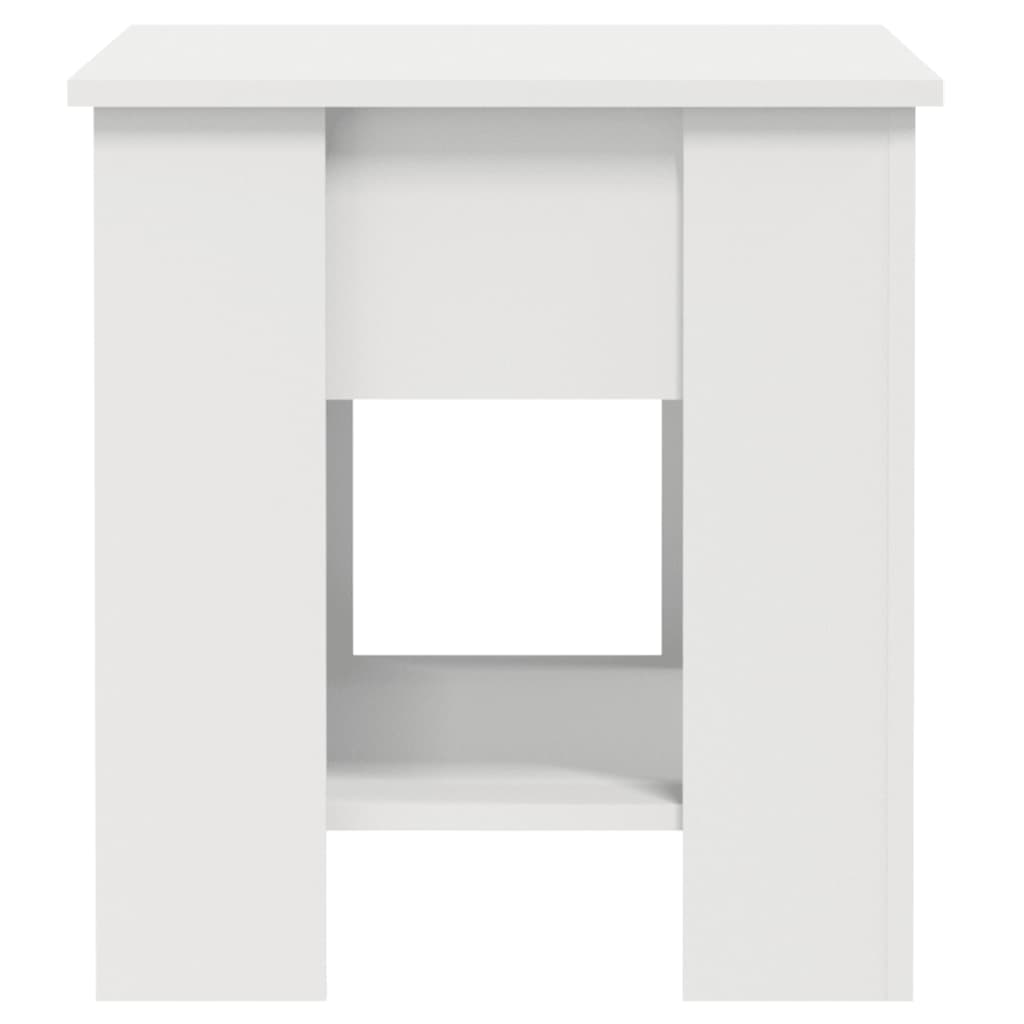 vidaXL Mesa de centro 101x49x52 cm madeira processada branco