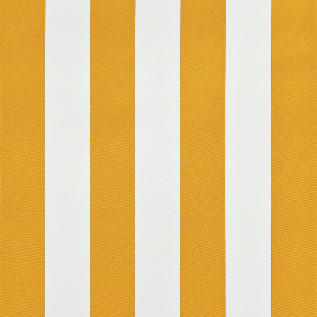 vidaXL Toldo retrátil 300x150 cm amarelo e branco