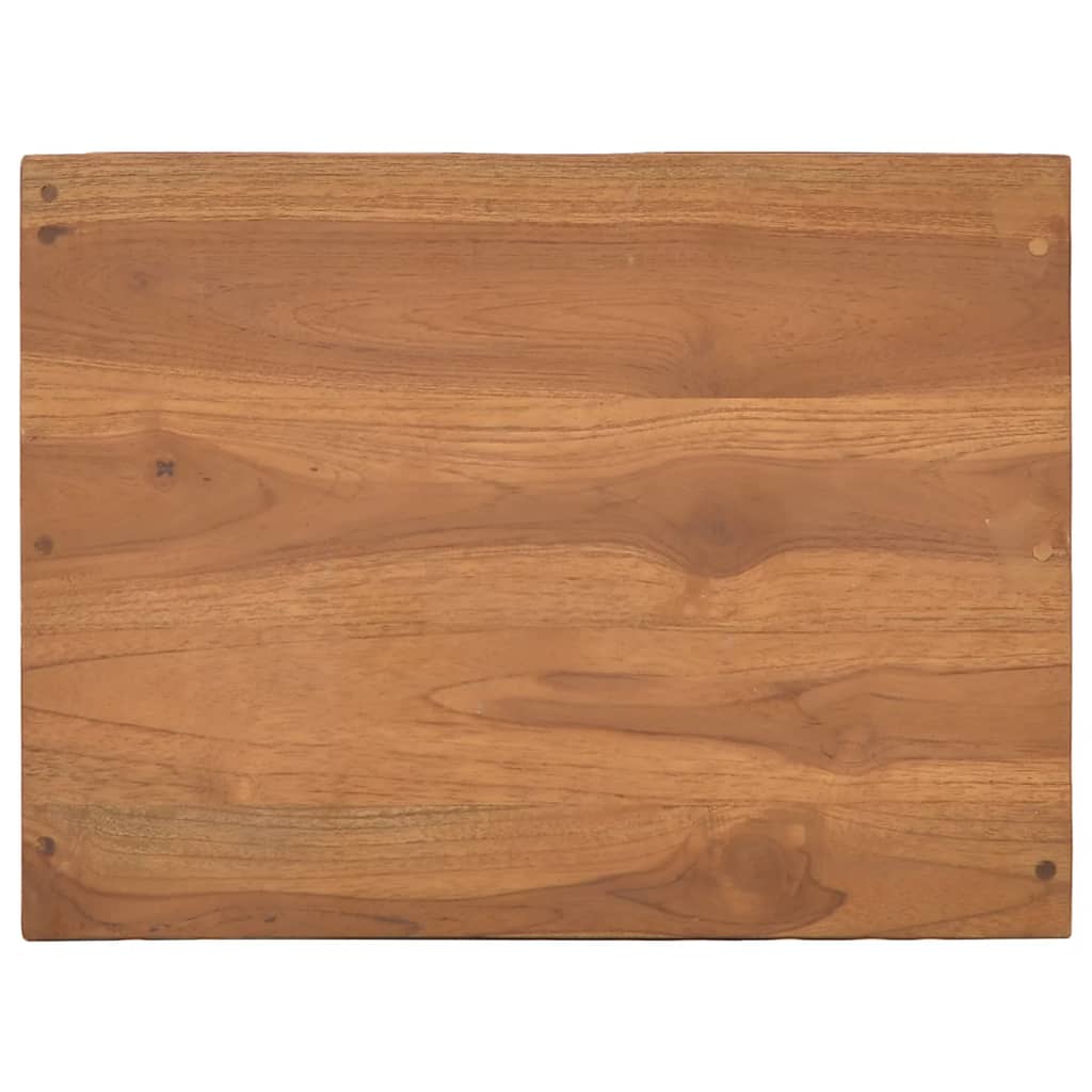 vidaXL Mesa de cabeceira 40x30x76 cm madeira de teca maciça