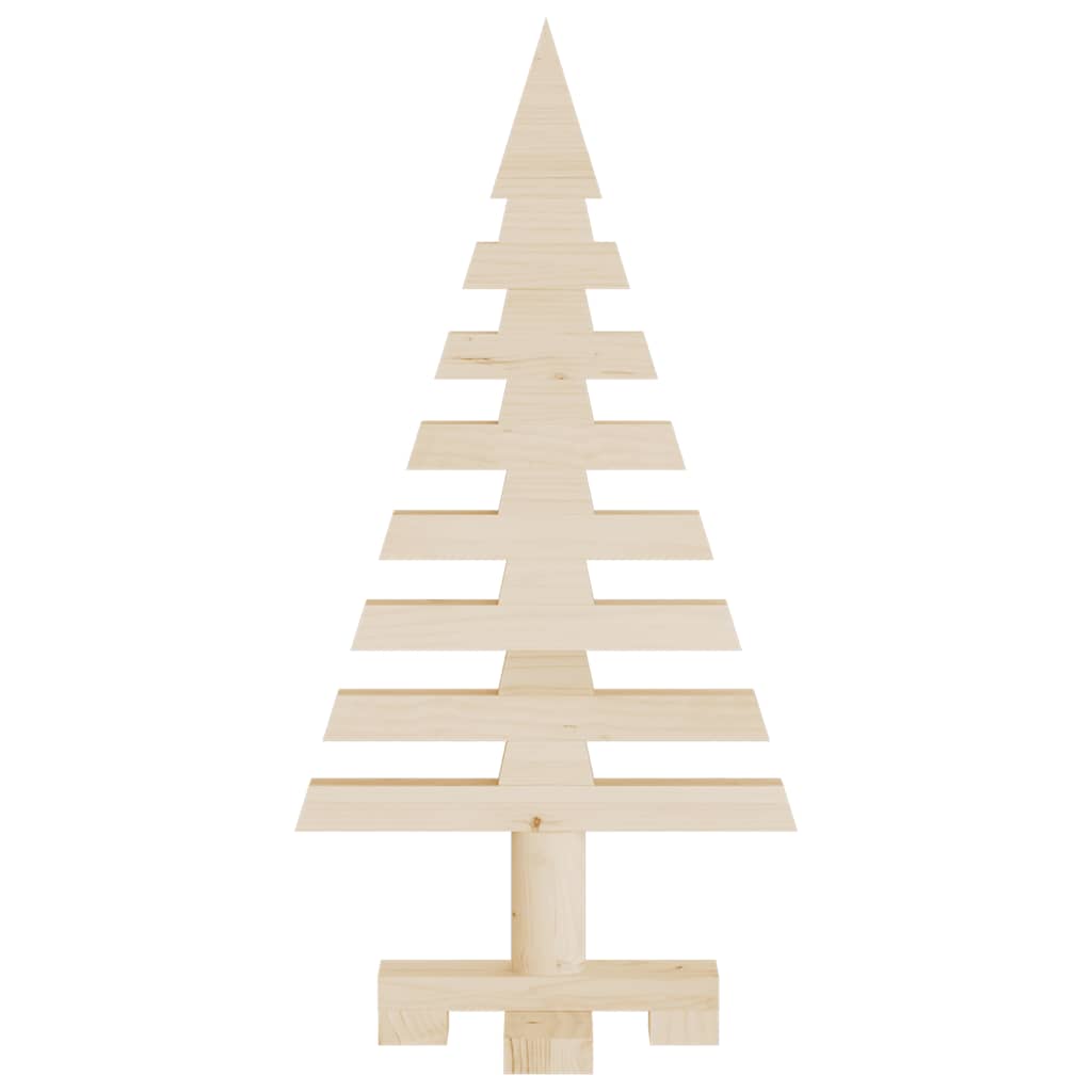 vidaXL Árvore de Natal decorativa 60 cm madeira de pinho maciça
