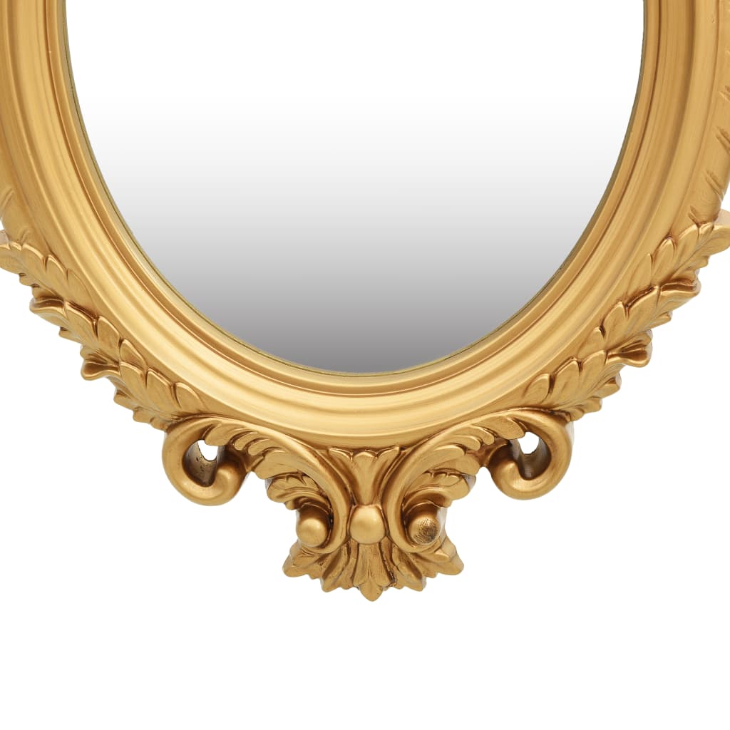 vidaXL Espelho de parede estilo castelo 56x76 cm dourado