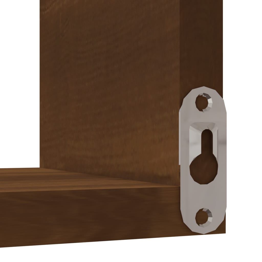 vidaXL Estante canto 2pcs 40x40x50cm derivados madeira carvalho cast.