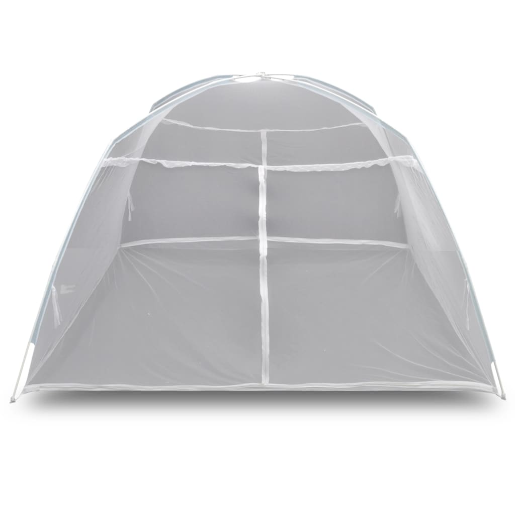 vidaXL Tenda de campismo 200x180x150 cm fibra de vidro branco