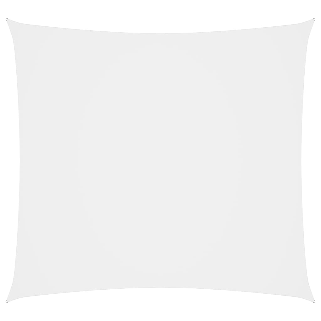 vidaXL Para-sol estilo vela tecido oxford quadrangular 3,6x3,6m branco