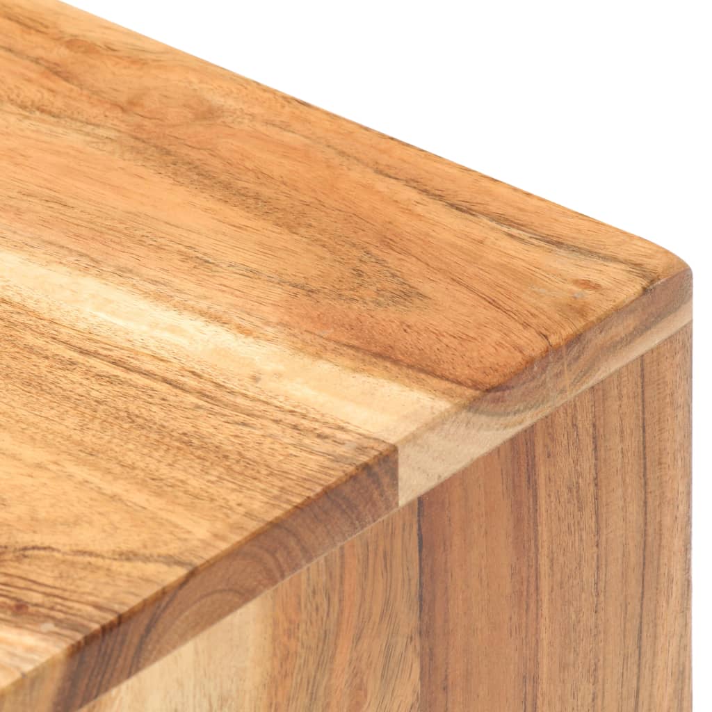 vidaXL Mesa de cabeceira 40x30x50 cm madeira de acácia maciça