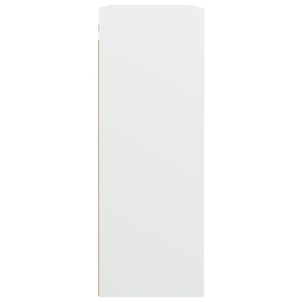 vidaXL Armário de parede suspenso 69,5x32,5x90 cm branco