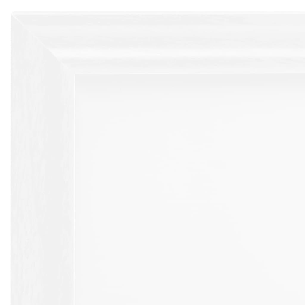 vidaXL Molduras para parede ou mesa 3 pcs 42x59,4 cm MDF branco