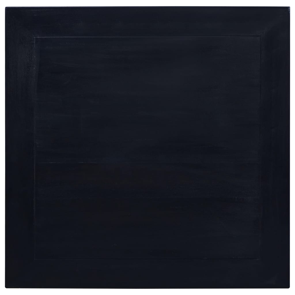 vidaXL Madeira de centro 68x68x30 cm mad. de mogno maciça preto-claro