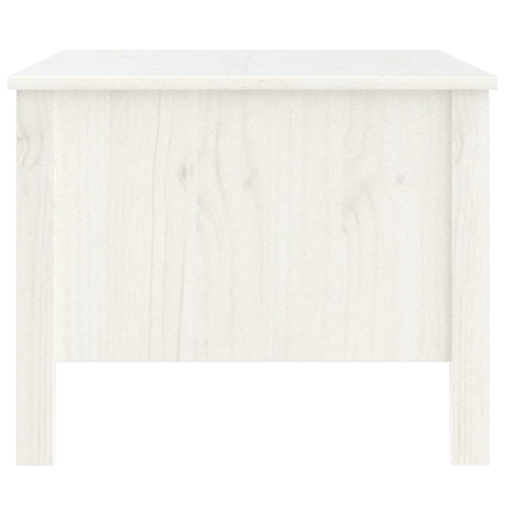 vidaXL Mesa de centro 100x50x40 cm madeira de pinho maciça branco