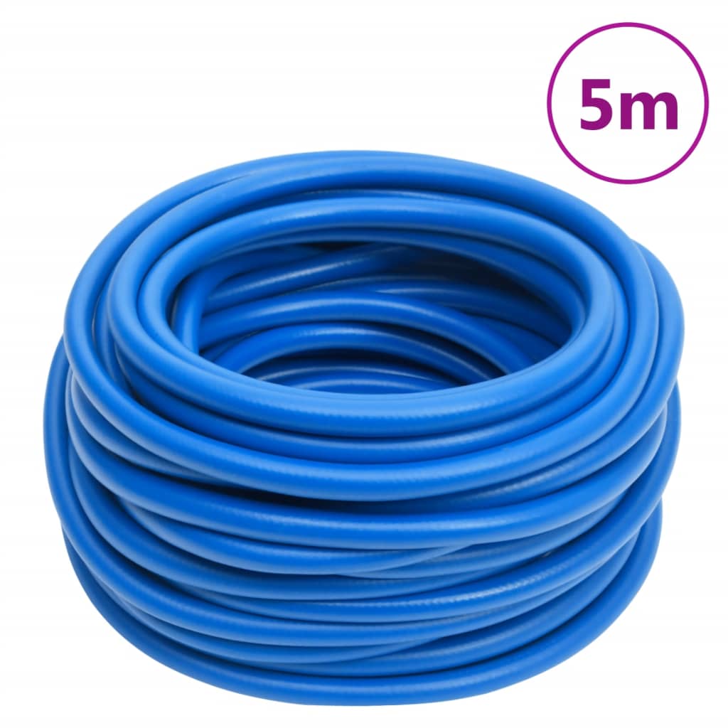 vidaXL Mangueira de ar 0,6" 5 m PVC azul