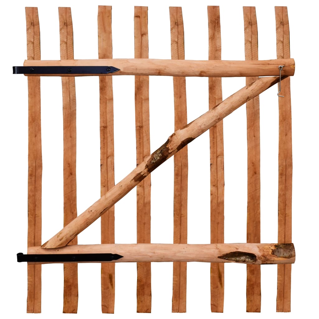 vidaXL Portão para cerca 1 pc 100x120cm madeira de aveleira impregnada