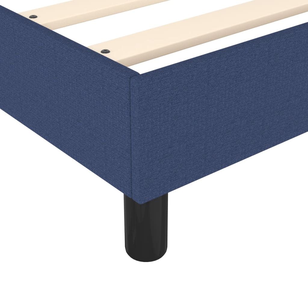 vidaXL Estrutura de cama 180x200 cm tecido azul