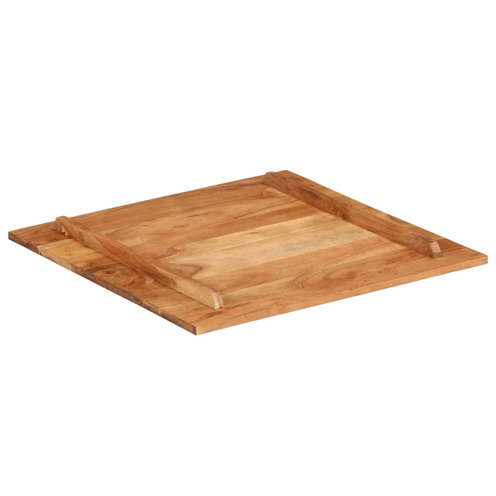 vidaXL Tampo de mesa madeira de acácia maciça 15-16 mm 60x60 cm