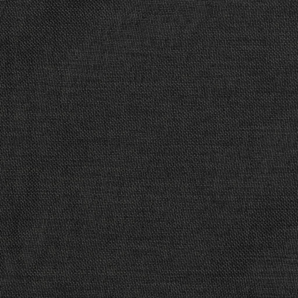 vidaXL Cortina opaca aspeto de linho com ilhós 290x245 cm antracite