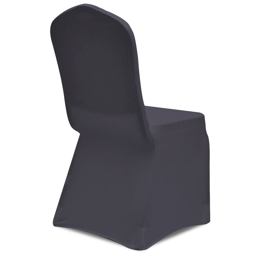 vidaXL Capa extensível para cadeira 4 pcs antracite
