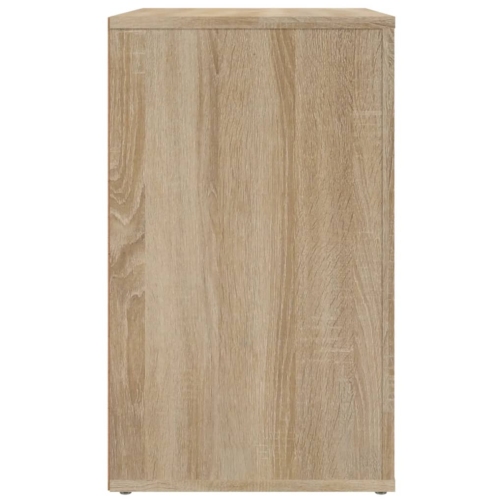 vidaXL Mesa de cabeceira 50x36x60 cm derivados madeira carvalho sonoma