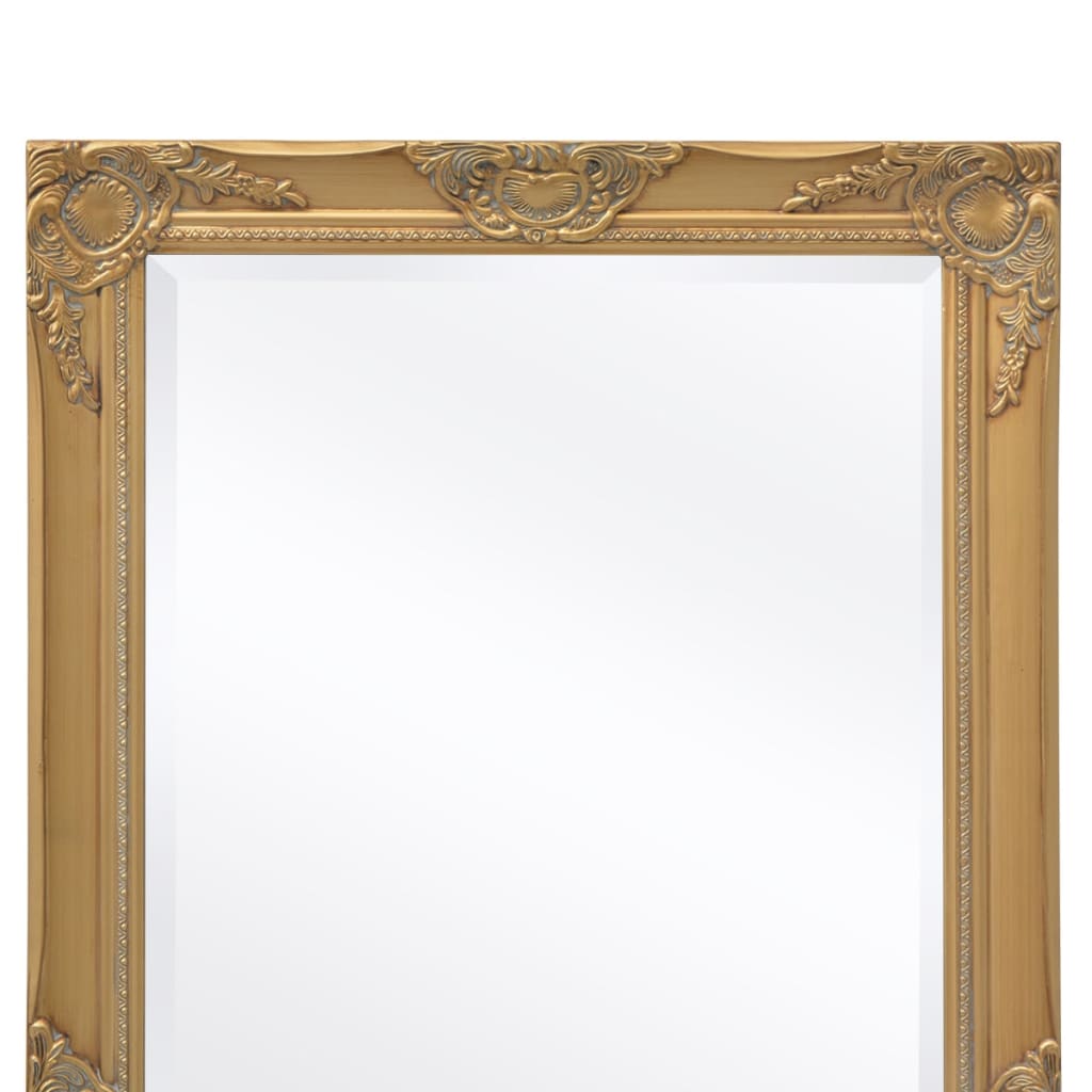 vidaXL Espelho de parede em estilo barroco, 100x50 cm, dourado