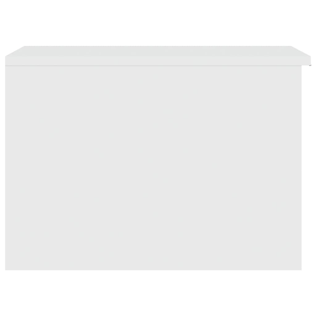 vidaXL Mesa de centro 50x50x36 cm derivados de madeira branco