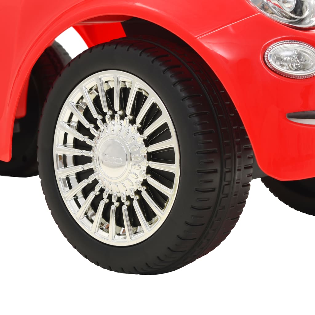 vidaXL Carro de passeio Fiat 500 vermelho