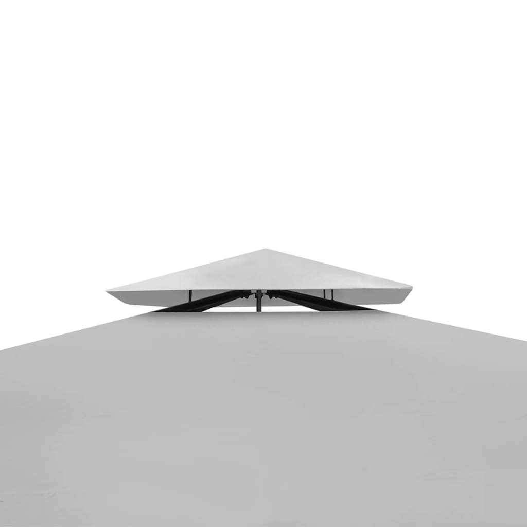 vidaXL Gazebo com telhado 3 x 3 m branco creme