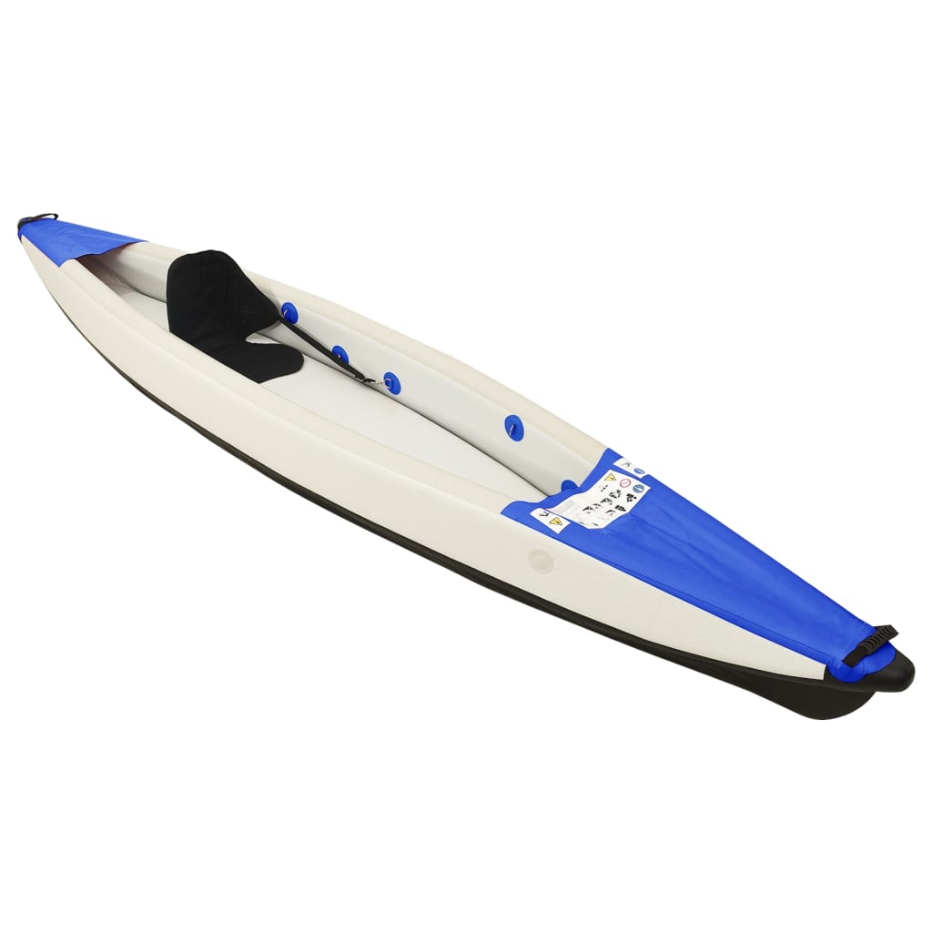 vidaXL Kayak insuflável 375x72x31 cm poliéster azul