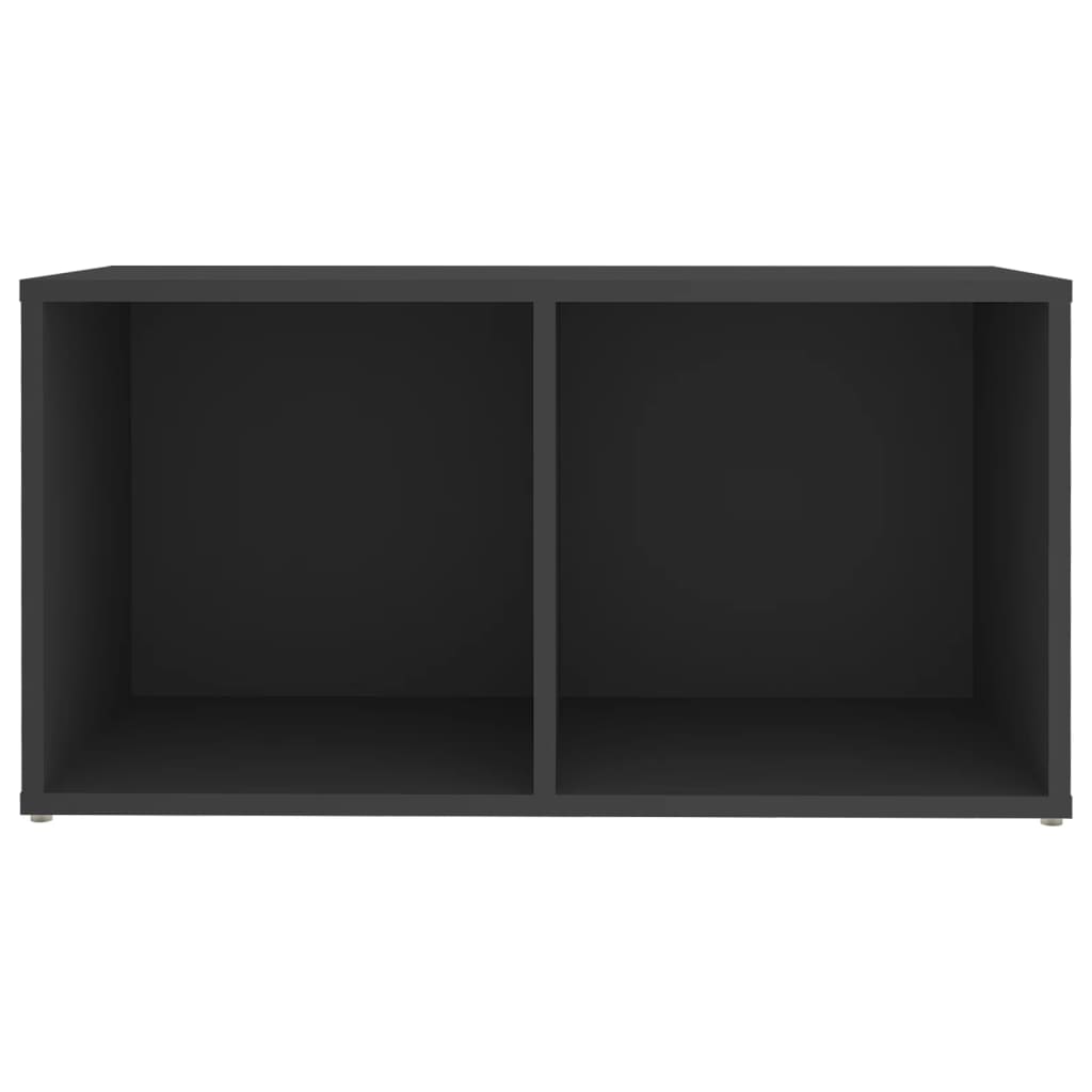 vidaXL Móveis de TV 2 pcs 72x35x36,5 cm contraplacado cinzento