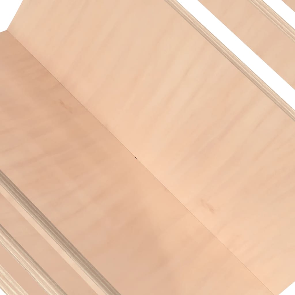 vidaXL Porta-revistas de suporte no chão madeira cor natural