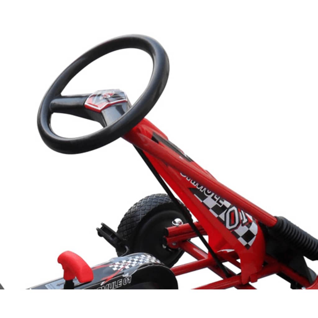 Kart com pedal vermelho