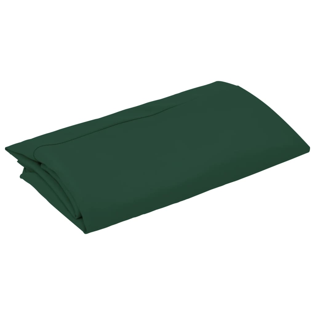 vidaXL Tecido de substituição p/ guarda-sol de exterior 300 cm verde