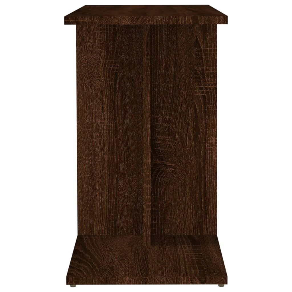 vidaXL Mesa de apoio 50x30x50 cm derivados madeira carvalho castanho
