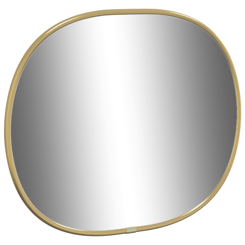 vidaXL Espelho de parede 30x25 cm dourado
