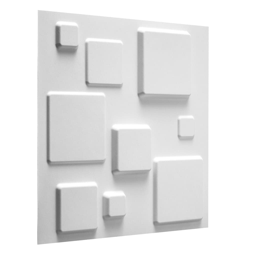 WallArt 24 pcs painéis de parede 3D GA-WA09 efeito quadrados