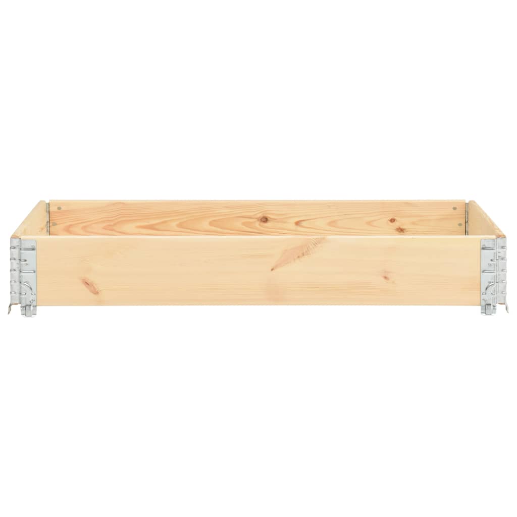 vidaXL Canteiro elevado 50x150 cm madeira de pinho maciça