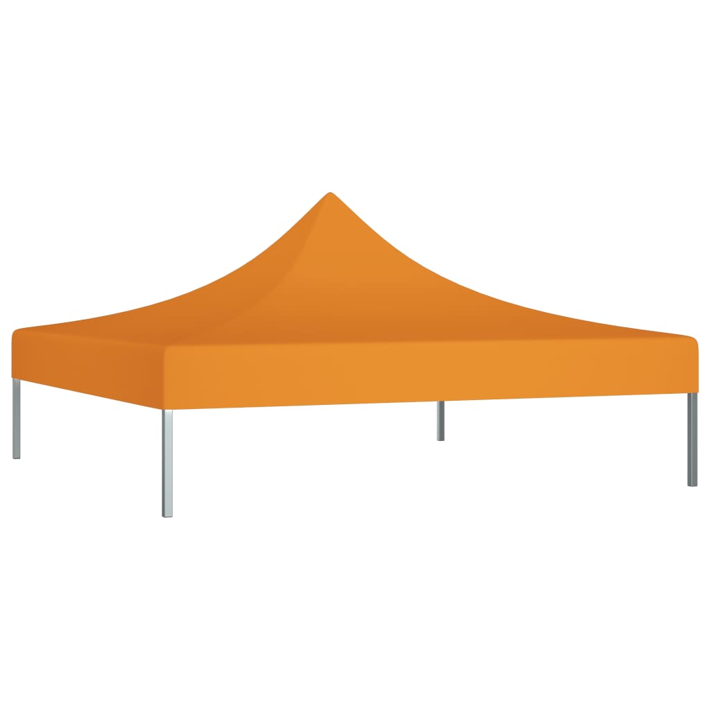 vidaXL Teto para tenda de festas 3x3 m 270 g/m² laranja