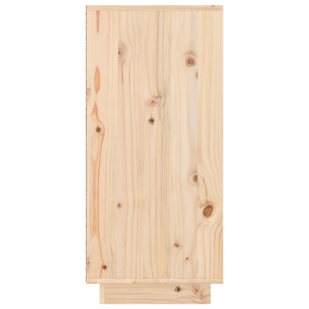 vidaXL Aparador 110x34x75 cm madeira de pinho maciça