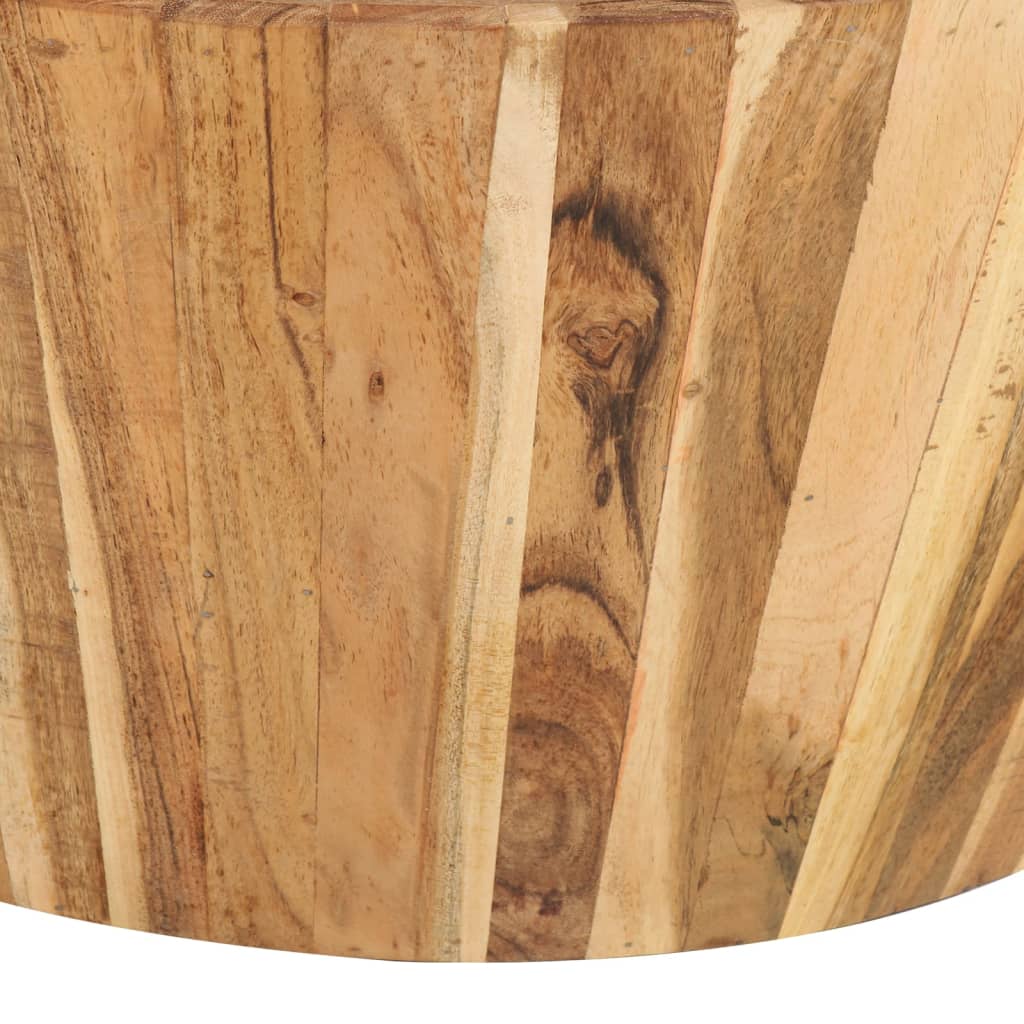 vidaXL Mesa de centro Ø65x31 cm madeira de acácia maciça