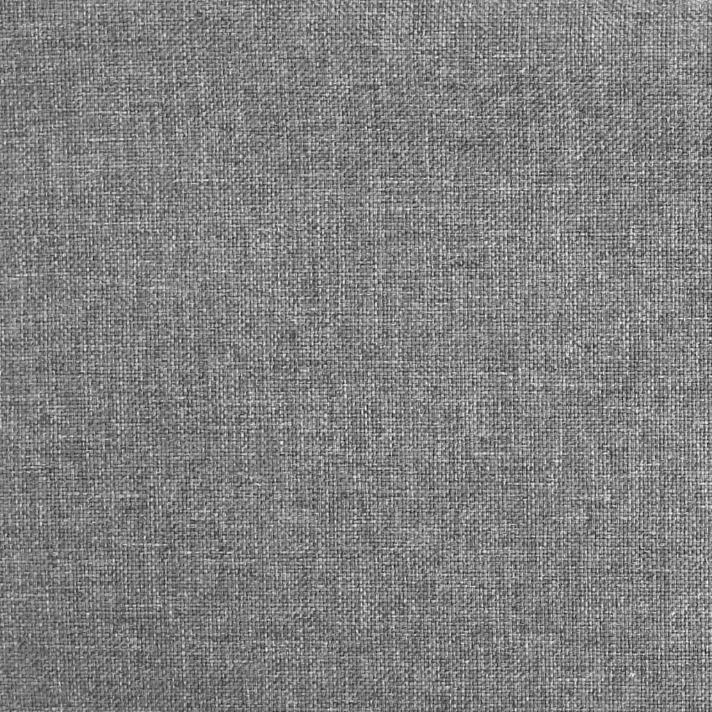 vidaXL Poltrona elevatória tecido cinzento-claro