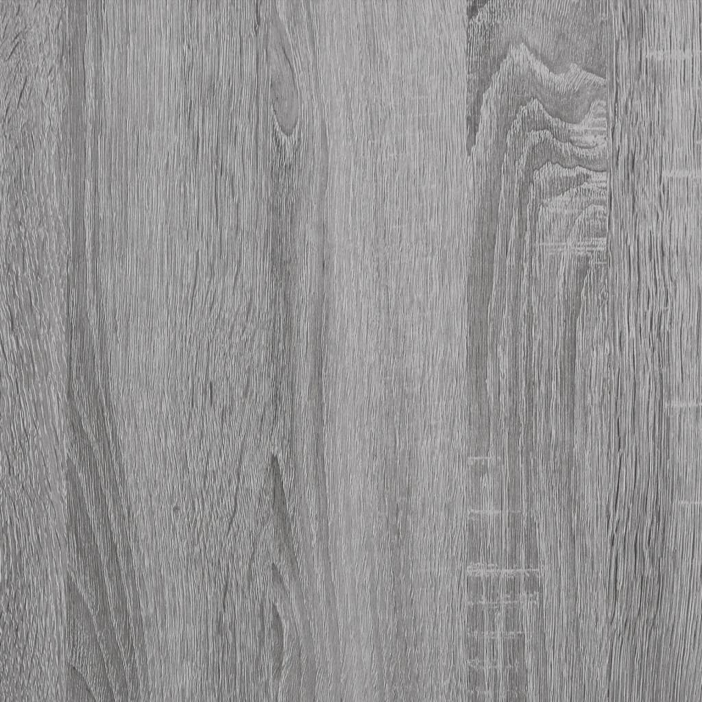 vidaXL Armário de gavetas 60x36x103 cm deriv. madeira cinzento sonoma