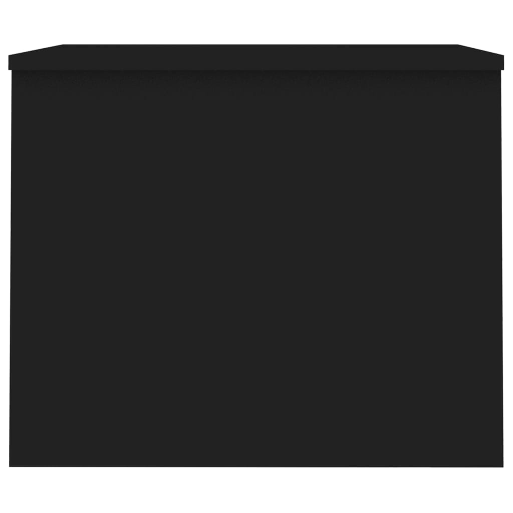 vidaXL Mesa de centro 80x50,5x41,5 cm madeira processada preto