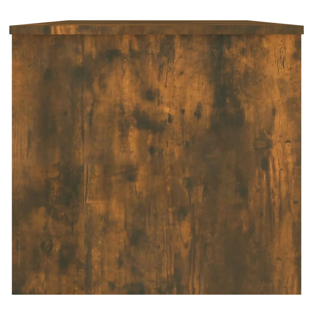 vidaXL Mesa centro 102x50,5x46,5 cm madeira processada carvalho fumado