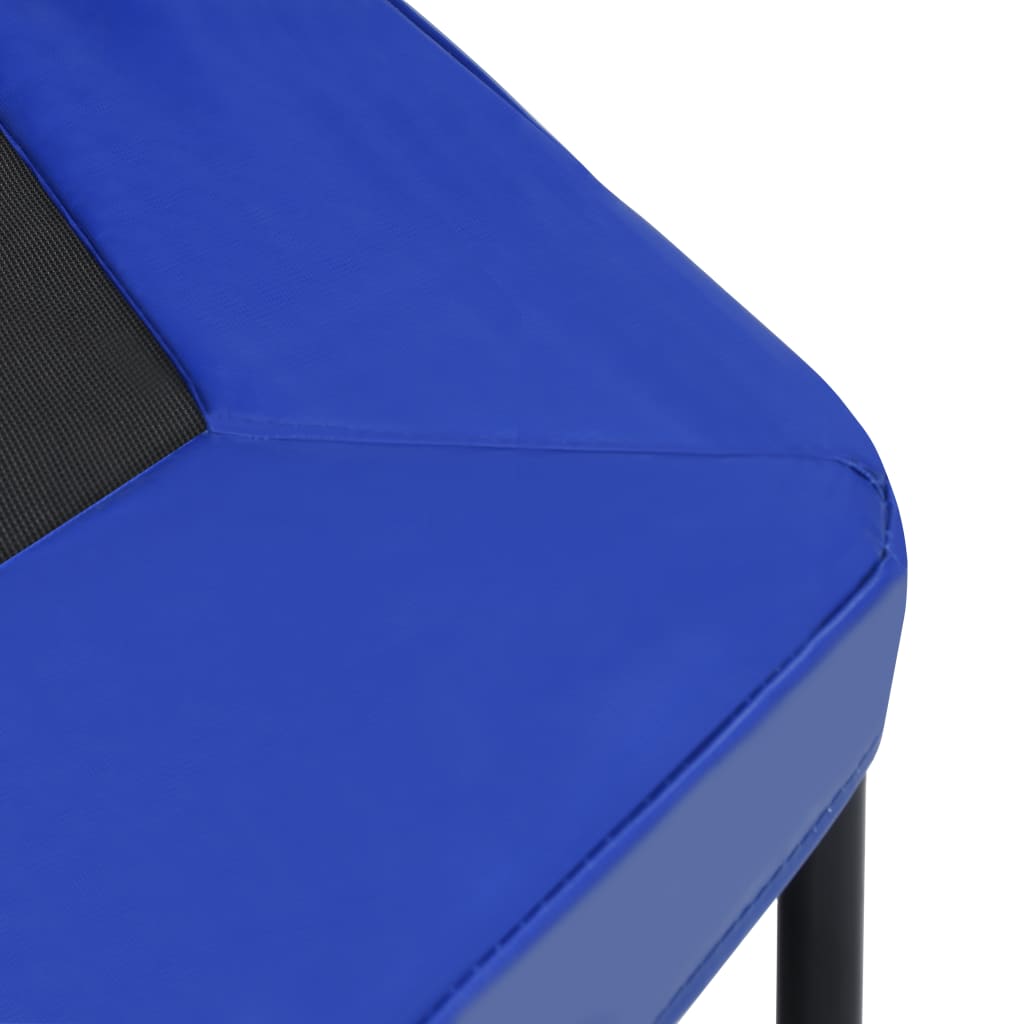 vidaXL Trampolim com pega e almofada de segurança hexagonal 122 cm