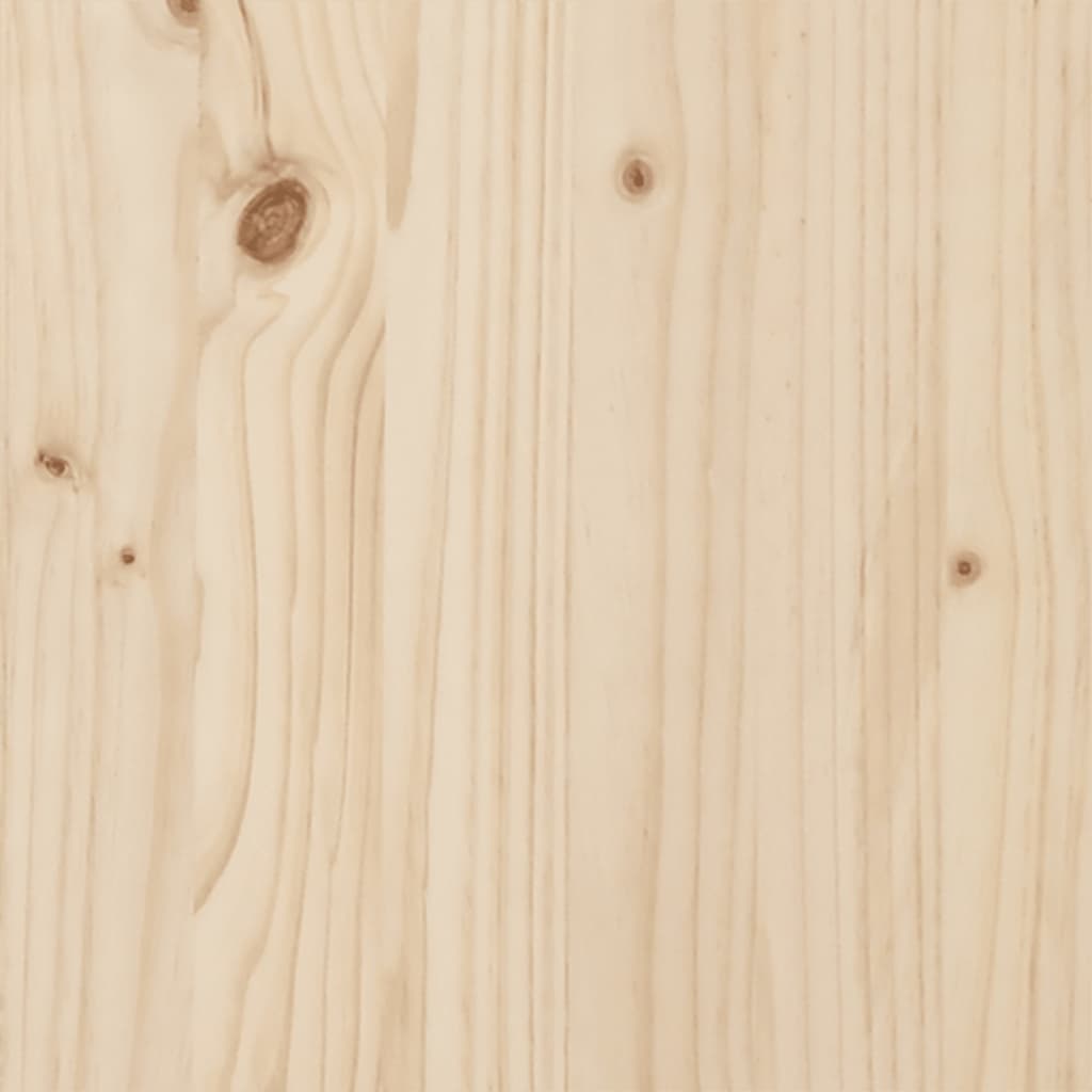 vidaXL Mesa de apoio p/ jardim 40x38x28,5 cm madeira de pinho maciça